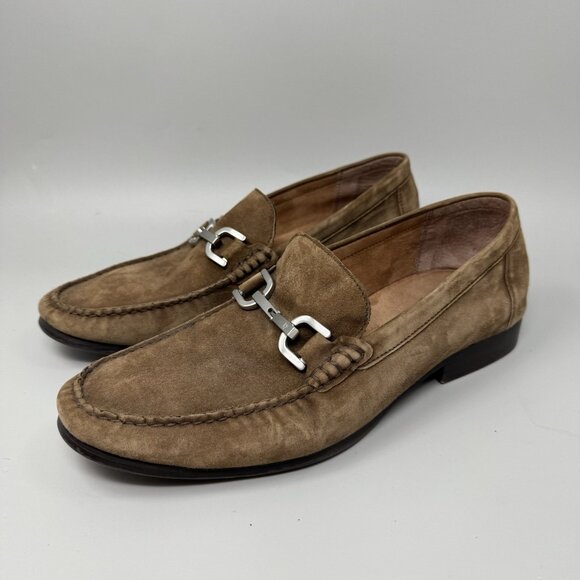 DONALD J PLINER Niles Men’s Bit Slip On Loafer Shoes Size 10.5 Brown main image 8